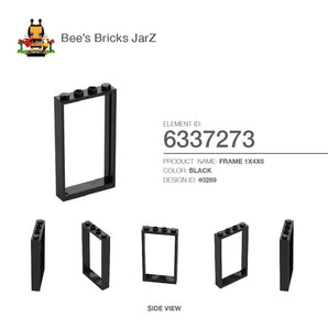 6337273-FRAME 1X4X6-Black