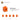 6339309-BRICK 1X1, W/ CROSS HOLE-Bright Orange