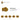 6340546-PLATE 2X2 ROUND-Warm Gold