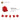 6345429-BRICK 1X1 W/HOLDER, H0RIZONTAL-Bright Red