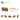 6346464-BRICK 2X2W.INSIDE AND OUTS.BOW-Medium Nougat
