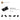6347310-PLATE 1X2 W. VERTICAL GRIP-Black
