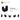 6349281-TECHNIC CROSS BLOCK, FORK 2X2-Black
