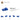 6352221-PLATE 1X1 W. HOLDER-Bright Blue
