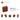 6361813-BRICK 1X2X1 2/3 W/4 KNOBS-Dark Orange
