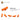 6366185-ANGLE ELEMENT, 157,5 DEGR. [3]-Bright Orange
