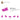 6375007-PLATE 1X2 W. VERTICAL GRIP-Bright Purple
