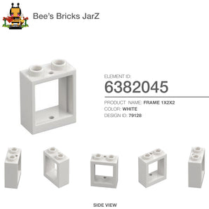 6382045-FRAME 1X2X2-White