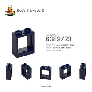 6382723-FRAME 1X2X2-Earth Blue