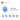 6387434-ANGULAR BRICK 1X1-Light Royal Blue