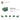 6390504-PLATE 1X1, W/ 1.5 PLATE 1X1, UPWARDS-Sand Green