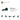 6392974-PLATE 1X1 ROUND W/ HORIZONTAL 3.2 SHAFT-Earth Green