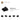 6394979-PLATES W. BOWS 2X2-Black