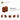 6398380-BRICK 1X2X1 2/3, W/ 8 KNOBS-Dark Orange