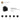 6424674-PLATE 1X1X2/3, W/ 1 KNOB, ROUNDED-Black