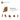 6433733-LEFT PLATE 2X2, 27 DEG.-Medium Nougat