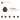 6438899-1X1 DECORATION TOP, NO. 2-Reddish Brown