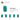 6439825-BRICK 1X1X1 2/3, W/ VERT. KNOBS-Bright Bluish Green
