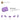6447620-BRICK 1X2, OUTSIDE HALF BOW-Medium Lavender