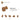 6462427-DESIGN BRICK 1X1X2-Medium Nougat
