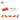 6466720-PLATE 1X2-Reddish Orange