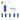 6469934-BRICK 1X1X3-Bright Blue