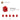 6473604-BRICK 1X1, W/ CROSS HOLE-Bright Red