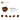 6490472-ROOF TILE CORN. INVERT.2X2/45°-Reddish Brown
