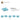 6499141-PLATE 2X2 W 1 KNOB-Transparent Light Blue