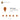 6507868-GLOBE W. 3.2 STICK-Transparent Bright Orange