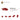 6508252-PLATE W. BOW 1X2X2/3-Transparent Red