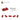 6514003-PLATE 1X2-Transparent Red