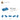 6514004-PLATE 1X2-Transparent Blue