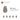 6514019-NOSE CONE SMALL 1X1-Transparent Brown