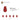 6514021-NOSE CONE SMALL 1X1-Tr. Red