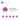 6514060-ROUND PLATE 1X1-Transparent Medium Reddish Violet