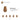 6532065-NOSE CONE SMALL 1X1-Medium Nougat