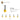 74156-MINI ANTENNA YELL./BLACK-Bright Yellow
